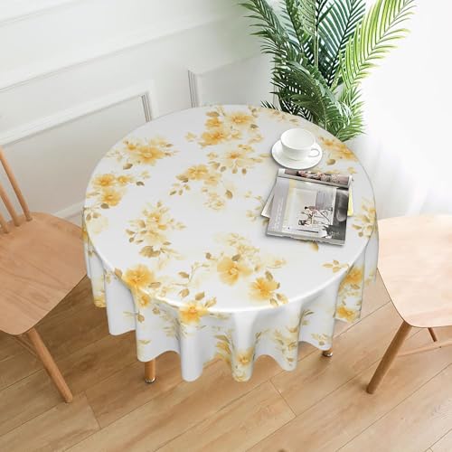 Runde,Abwischbare Tischdecke,152cm,Einseitiger Volltondruck,Ultimativer Komfort für Vielbeschäftigte Haushalte,Verschüttete Flüssigkeiten Lassen Sich Leicht Abwischen für Eine Schnelle 8 152cm von ZALXOZYL