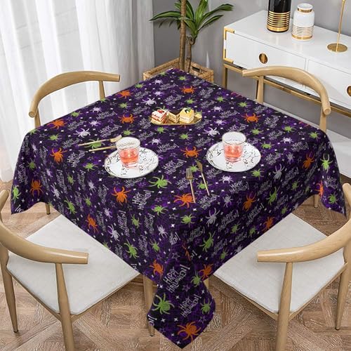 Teetischdecke 54X54 Zoll & 60X60 Zoll, Wasserdicht, Ölbeständig, Weich, Hell, Verschleißfest, Leicht Zu Reinigen, Knitterfrei, Für Hochzeiten, Cafés A 152X152 Teetischdecke 54X54 Zoll & 60X60 Zoll, Wasserdicht, Ölbeständig, Weich, Hell, Verschleißfest, Leicht Zu Reinigen, Knitterfrei, Für Hochzeiten, Cafés A 152X152 von ZALXOZYL