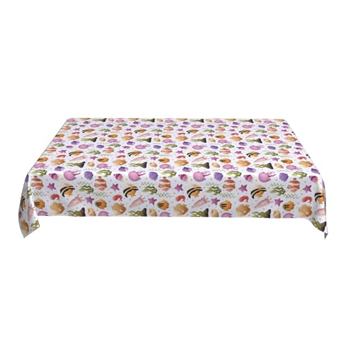 Tischdecke, Rechteckig, 152 X 228 cm, Bedrucktes Muster, Fleckenverbergendes Muster für Verschüttete Flüssigkeiten Beim Familienessen A 90in Tischdecke, Rechteckig, 152 X 228 cm, Bedrucktes Muster, Fleckenverbergendes Muster für Verschüttete Flüssigkeiten Beim Familienessen A 90in von ZALXOZYL