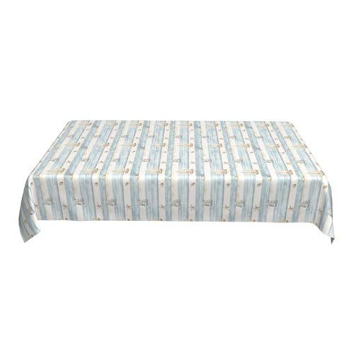 Tischdecke 60 X 90 Zoll, Bedrucktes Musterdesign, Strapazierfähig, Wasserdicht, Schmutzabweisend, für Die Restaurant-Cafeteria F 90in von ZALXOZYL