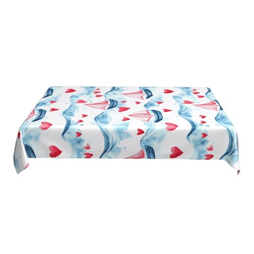 Tischdecke aus Kunststoff, 152,4 X 228,6 cm, Bedrucktes Musterdesign, Strapazierfähig, Wasserdicht, Wiederverwendbar, für Picknick-Restauranttische Im Freien Colorful 90in Tischdecke aus Kunststoff, 152,4 X 228,6 cm, Bedrucktes Musterdesign, Strapazierfähig, Wasserdicht, Wiederverwendbar, für Picknick-Restauranttische Im Freien Colorful 90in von ZALXOZYL