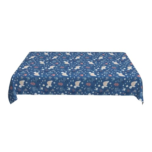 Übergroße, Abwischbare Tischdecke, 152,4 X 228,6 cm, Bedrucktes Musterdesign, Wasserabweisendes Polyester für Das Essen Auf Der Terrasse Colorful 90in Übergroße, Abwischbare Tischdecke, 152,4 X 228,6 cm, Bedrucktes Musterdesign, Wasserabweisendes Polyester für Das Essen Auf Der Terrasse Colorful 90in von ZALXOZYL