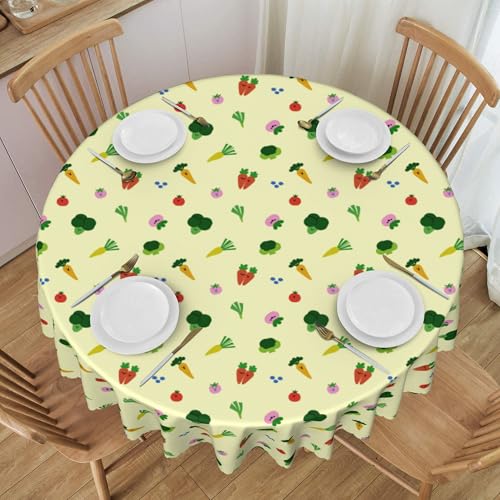 Waschbare Tischdecke Aus Spitze, 152,4 cm, für Jubiläums-Esszimmerdekoration Im Freien, Obstmuster C 60 In Waschbare Tischdecke Aus Spitze, 152,4 cm, für Jubiläums-Esszimmerdekoration Im Freien, Obstmuster C 60 In von ZALXOZYL