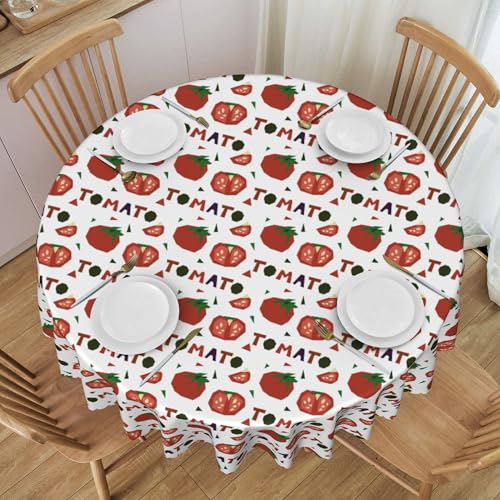Waschbare Tischdecke Aus Spitze, 152,4 cm, für Jubiläums-Esszimmerdekoration Im Freien, Obstmuster D 60 In Waschbare Tischdecke Aus Spitze, 152,4 cm, für Jubiläums-Esszimmerdekoration Im Freien, Obstmuster D 60 In von ZALXOZYL