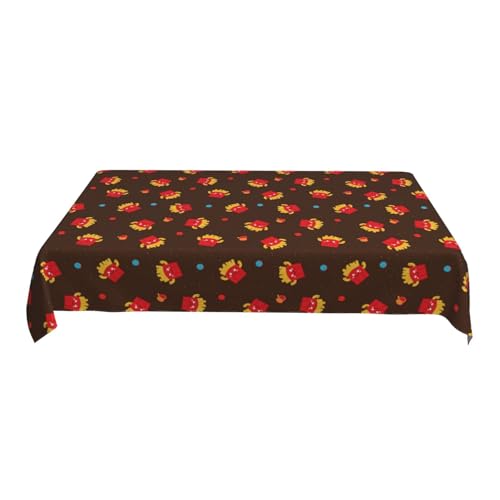 ZALXOZYL Esstischdecke, 152 X 228 cm, Rechteckig, Abwischbar, Bedrucktes Muster, Polyester – Dekoration für Hochzeitsbankette C One Size ZALXOZYL Esstischdecke, 152 X 228 cm, Rechteckig, Abwischbar, Bedrucktes Muster, Polyester – Dekoration für Hochzeitsbankette C One Size von ZALXOZYL