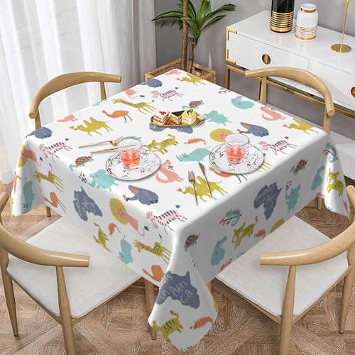 ZALXOZYL Quadratische Abdeckung 54X54 Zoll, Restaurantqualität, Ölabweisende Oberfläche, Hochauflösende Drucke, Knitterfrei 4 152X152 ZALXOZYL Quadratische Abdeckung 54X54 Zoll, Restaurantqualität, Ölabweisende Oberfläche, Hochauflösende Drucke, Knitterfrei 4 152X152 von ZALXOZYL
