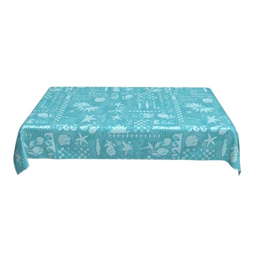 ZALXOZYL wasserdichte Picknicktischabdeckung, 152,4 X 228,6 cm, Bedrucktes Musterdesign, Strapazierfähig, Abwischbar, für Den Außenbereich Geeignet Colorful 90in von ZALXOZYL