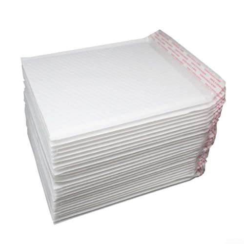 Luftpolster-Versandtaschen für sicheren Versand, schützt zerbrechliche Waren, 12 x 18 cm, Weiß Luftpolster-Versandtaschen für sicheren Versand, schützt zerbrechliche Waren, 12 x 18 cm, Weiß von ZAMETTER