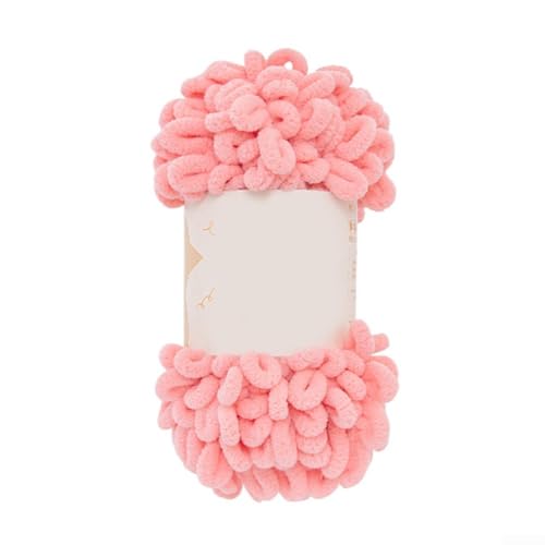 Puffy Fingerschlaufen-Chenille-Garn, 100 g, weiches und dickes Garn zum Basteln von warmen Decken und Schals (05) von ZAMETTER