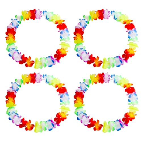ZAMXHUG Hawaii Kette Blumen - 4 pcs Hawaiianische Girlanden mit Rüschen Hula Aloha Hawaii Halskett Blumenketten Kostüm Deko für Kinder Erwachsene Strand Tropisch Geburtstag Party Zubehör Präsent ZAMXHUG Hawaii Kette Blumen - 4 pcs Hawaiianische Girlanden mit Rüschen Hula Aloha Hawaii Halskett Blumenketten Kostüm Deko für Kinder Erwachsene Strand Tropisch Geburtstag Party Zubehör Präsent von ZAMXHUG