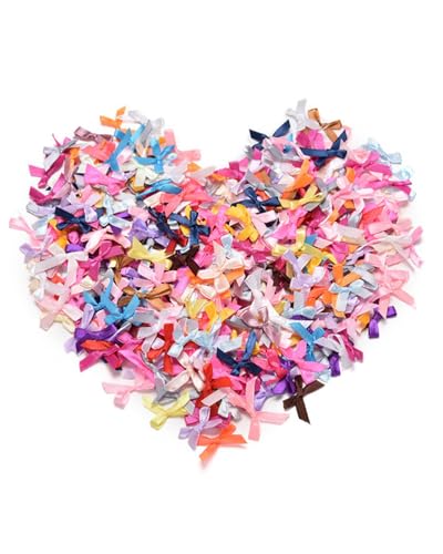 ZAMXHUG Mini Satinband Schleifen - 100 pcs 2.5 cm Satinband-Schleifen Mini Doppelseitige Farbe Bogen Mini Band Bowtie für Nähen, Hochzeit Deko, Karten, DIY Basteln, Haar Bogen Hut, Geschenk ZAMXHUG Mini Satinband Schleifen - 100 pcs 2.5 cm Satinband-Schleifen Mini Doppelseitige Farbe Bogen Mini Band Bowtie für Nähen, Hochzeit Deko, Karten, DIY Basteln, Haar Bogen Hut, Geschenk von ZAMXHUG