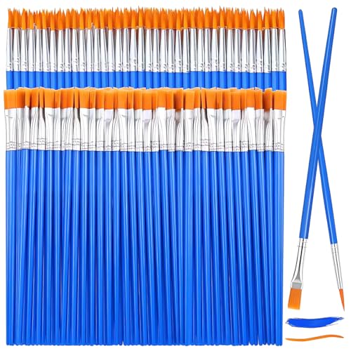 ZAMXHUG Pinsel - 50 kleine Flache Pinsel für Kinder, für Aquarell, Acryl, Öl,Pinsel klein,pinselset Kinder,30 Flachkopf + 20 Spitzkopf ZAMXHUG Pinsel - 50 kleine Flache Pinsel für Kinder, für Aquarell, Acryl, Öl,Pinsel klein,pinselset Kinder,30 Flachkopf + 20 Spitzkopf von ZAMXHUG