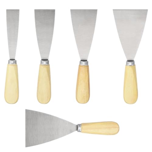 ZAMXHUG Spachtel Set - 5 pcs Stück Edelstahl Malerspachtel Set,Rostfrei Gipser Spachtel, Palettenmesser Kratzer zum Entfernen Rostfrei Putty Messer,1/1.5/2/2.5/3 Zoll ZAMXHUG Spachtel Set - 5 pcs Stück Edelstahl Malerspachtel Set,Rostfrei Gipser Spachtel, Palettenmesser Kratzer zum Entfernen Rostfrei Putty Messer,1/1.5/2/2.5/3 Zoll von ZAMXHUG