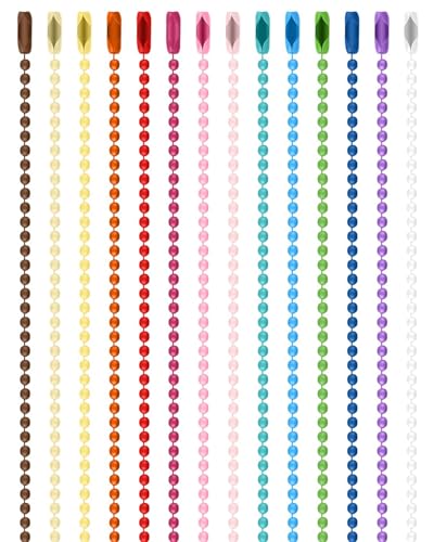 ZAMXHUG kugelkette Edelstahl - 100pcs Bunte Kugelkette Metall Hängekette 2,4mm mit Verschluss Kugelkette Passende,schlüsselanhänger Kette,für Schlüsselanhänger Tag Schnalle Hängende Ornamente(12cm) ZAMXHUG kugelkette Edelstahl - 100pcs Bunte Kugelkette Metall Hängekette 2,4mm mit Verschluss Kugelkette Passende,schlüsselanhänger Kette,für Schlüsselanhänger Tag Schnalle Hängende Ornamente(12cm) von ZAMXHUG