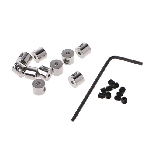 10 PCs Pin Pin Safe Locks Rückenrückungsverriegelungsrockpin Keeper Backs Brosch Stift Locking Pin Rücken Mit Schraubenschlüsselwerkzeug von ZANGWAGRU