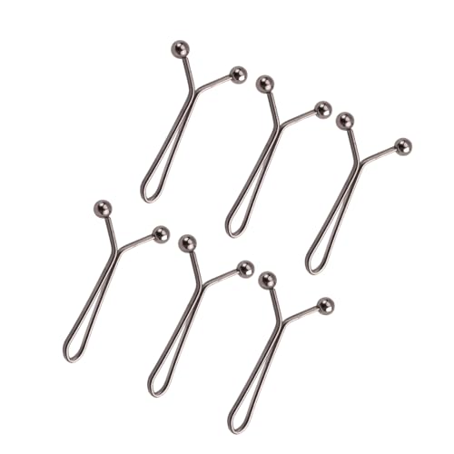 6 Stück Pant Waist Tightener, Waist Buckle Clip, Knöpfe Hosen Enger Machen Clip, Hosenbund Enger Machen,Nähfreiknopf Hosen Verkleinern Clip,Hosenknopf Zum Enger Machen,Waist Clip Für Jeans von ZANGWAGRU