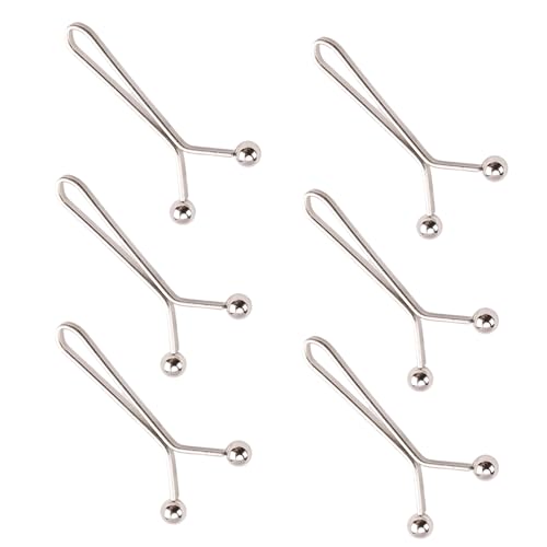 6 Stück Pant Waist Tightener,Waist Buckles,Jeansknopfnadeln, Abnehmbare Hosen-Taillenspanner, Verstellbare Taillenschnalle,Strafft Die Taille,Taillenversteller-Clips Für Lose Jeans von ZANGWAGRU
