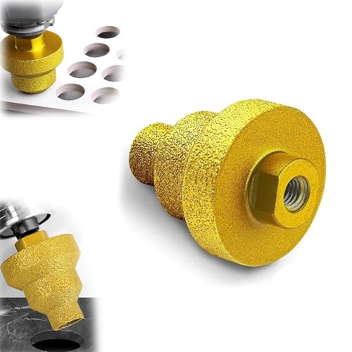 ZANWANXIN Effective Diamond Core Drill Bit, Diamond Stepped Pagoda Drill Bit, 20-35-50mm Chamfer Multi-Layer Conical Hole Opener for Metal, Concrete, Tile, Marble, Engineered Stone (1 pcs) von ZANWANXIN