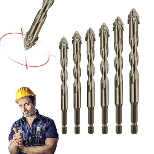 ZANWANXIN New Four-Flute Sawtooth Eccentric Drill Bit, Four-Edged Serrated Eccentric Drill, High Hardness Skewed Head Eccentric Drill Bits, Multifunction Efficient Drill and Tap Set (4+5+6+8+10+12 mm) ZANWANXIN New Four-Flute Sawtooth Eccentric Drill Bit, Four-Edged Serrated Eccentric Drill, High Hardness Skewed Head Eccentric Drill Bits, Multifunction Efficient Drill and Tap Set (4+5+6+8+10+12 mm) von ZANWANXIN