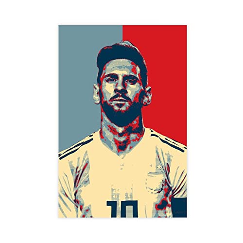 ZAPORA Lionel Messi Leinwand-Poster, Wandkunst, Dekordruck, Bild, Gemälde für Wohnzimmer, Schlafzimmer, Dekoration, ungerahmt, 50 x 75 cm ZAPORA Lionel Messi Leinwand-Poster, Wandkunst, Dekordruck, Bild, Gemälde für Wohnzimmer, Schlafzimmer, Dekoration, ungerahmt, 50 x 75 cm von ZAPORA