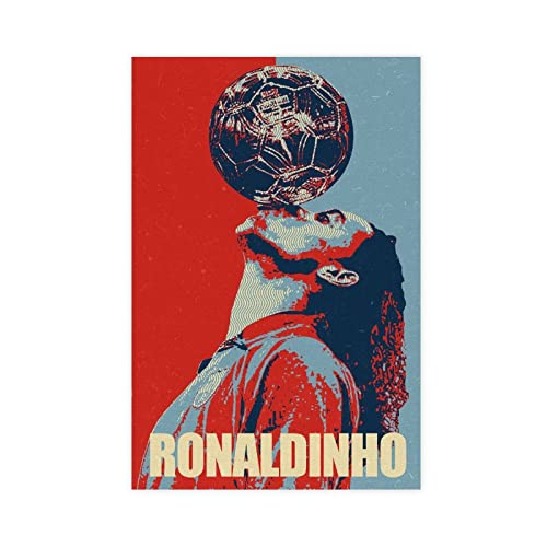 ZAPORA Ronaldinho 3 Leinwand-Poster, Wandkunst, Dekordruck, Bild, Gemälde für Wohnzimmer, Schlafzimmer, Dekoration, ungerahmt, 30 x 45 cm ZAPORA Ronaldinho 3 Leinwand-Poster, Wandkunst, Dekordruck, Bild, Gemälde für Wohnzimmer, Schlafzimmer, Dekoration, ungerahmt, 30 x 45 cm von ZAPORA