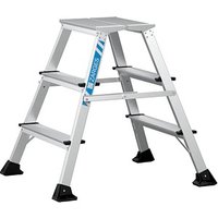 ZARGES Klapptritt XLstep P schmal silber 2x 3 Stufen, H: 74,0 cm ZARGES Klapptritt XLstep P schmal silber 2x 3 Stufen, H: 74,0 cm von ZARGES