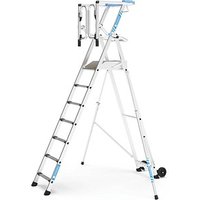 ZARGES Podestleiter ZAP Safemaster Max S silber 7 Stufen ZARGES Podestleiter ZAP Safemaster Max S silber 7 Stufen von ZARGES