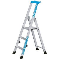 ZARGES Stehleiter einseitig Nova S silber 3 Stufen, H: 134,0 cm ZARGES Stehleiter einseitig Nova S silber 3 Stufen, H: 134,0 cm von ZARGES
