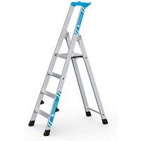 ZARGES Stehleiter einseitig Nova S silber 4 Stufen, H: 157,0 cm ZARGES Stehleiter einseitig Nova S silber 4 Stufen, H: 157,0 cm von ZARGES