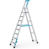 ZARGES Stehleiter einseitig Nova S silber 8 Stufen, H: 249,0 cm ZARGES Stehleiter einseitig Nova S silber 8 Stufen, H: 249,0 cm von ZARGES