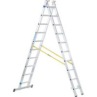ZARGES Vielzweckleiter Skymaster DX silber 3x 10 Sprossen, H: 665,0 cm ZARGES Vielzweckleiter Skymaster DX silber 3x 10 Sprossen, H: 665,0 cm von ZARGES
