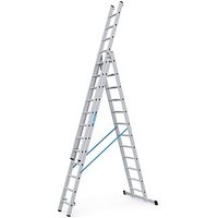 ZARGES Vielzweckleiter Skymaster DX silber 3x 12 Sprossen, H: 830,0 cm ZARGES Vielzweckleiter Skymaster DX silber 3x 12 Sprossen, H: 830,0 cm von ZARGES