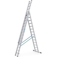 ZARGES Vielzweckleiter Skymaster DX silber 3x 14 Sprossen, H: 945,0 cm ZARGES Vielzweckleiter Skymaster DX silber 3x 14 Sprossen, H: 945,0 cm von ZARGES