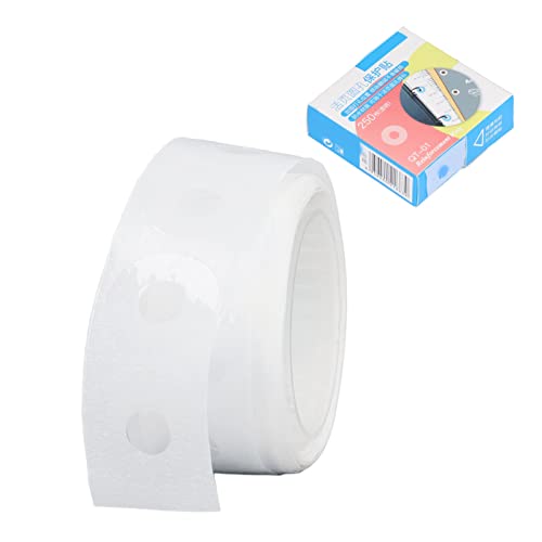 Dauerhafte Loch -Punch -Verstärkungsaufkleber mit Leichtem Betrieb für die Verstärkung des Papierlochs und die DIY -Produktion - PVC Wasserdichtem Klebstoff in Weiß (klar) von ZASCHMOY