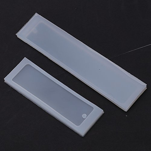 -Lesezeichen Silikonform Set für Epoxidharz -Schmuck, die Langlebige Flexible Rechteckformen für Schlüsselanhänger und Anhänger Hitzebeständiges Silikonform -Kit Bilden -Lesezeichen Silikonform Set für Epoxidharz -Schmuck, die Langlebige Flexible Rechteckformen für Schlüsselanhänger und Anhänger Hitzebeständiges Silikonform -Kit Bilden von ZASCHMOY