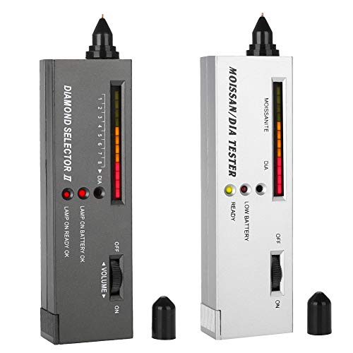 Praktischer Schmuck Diamond Selector II und Moissanit Tester Tragbares Testwerkzeug mit PU -Tasche und Testschale Zur Bestimmung Realer Diamanten und Moissanit Praktischer Schmuck Diamond Selector II und Moissanit Tester Tragbares Testwerkzeug mit PU -Tasche und Testschale Zur Bestimmung Realer Diamanten und Moissanit von ZASCHMOY