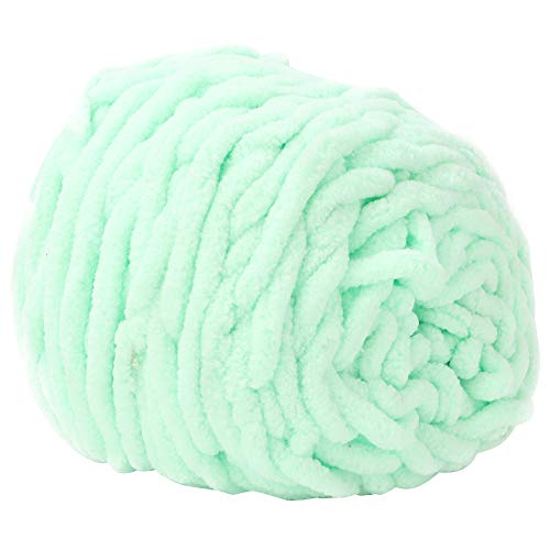 Weiche und Langlebige Dicke Schnelle Garn für Gemütliche Strickprojekte Milch Weiße Polyester Wollgarn für Schals Schals Pullover Kissen (#3) von ZASCHMOY