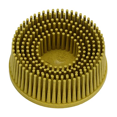 ZASCHMOY Abrasive 2-Zoll-Borstenscheibenkörnchen Zur Effizienten Entfernung von Beschichtungen mit Schaftbefestigung, Ideal für Metallrost und Grat Entfernung-grüne, Hochgeschwind von ZASCHMOY