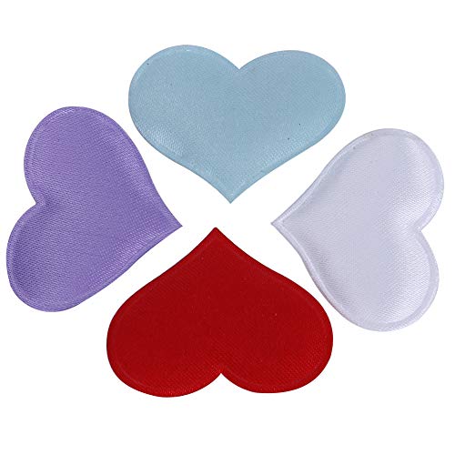 ZASCHMOY Romantische Mehrfarbige Herzförmige Dekorationen für Hochzeiten, Valentinstag und Jubiläen-3,2 cm Umweltfreundlich (3,2 cm Farbmischung 500 Stück/Pack) von ZASCHMOY
