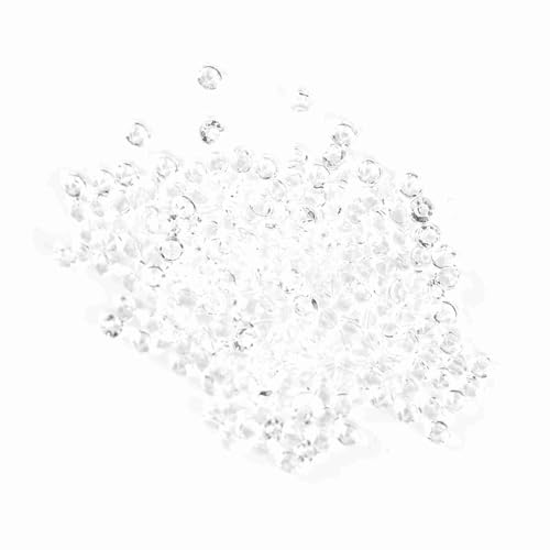 ZASCHMOY Transparente 3 Mm Acrylperlen für DIY -Kunsthandwerk, Vase -Füllstoff, Party und Hochzeitsdekor 1000 Stück/Tasche (Transparent) von ZASCHMOY