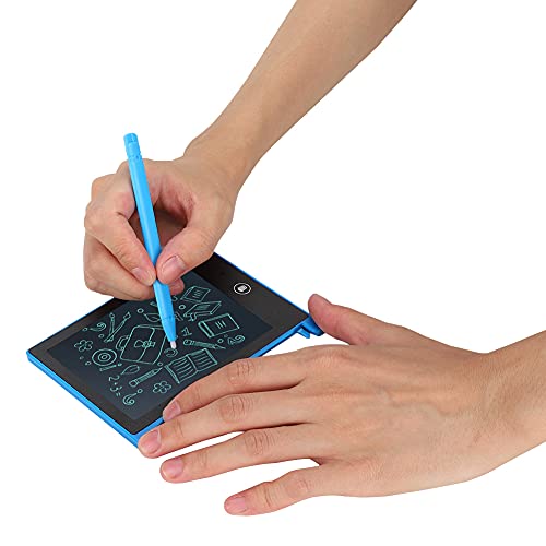 ZASCHMOY Ultra-dünner LCD 4,5-Zoll-Handschriften-Tablet für -Leichtes und Multifunktionales Schreiben und Zeichenbrett in Schwarz (Blue) von ZASCHMOY