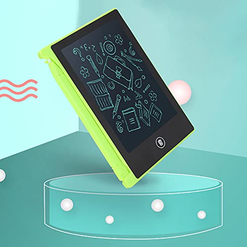 ZASCHMOY Ultra-dünner LCD 4,5-Zoll-Handschriften-Tablet für -Leichtes und Multifunktionales Schreiben und Zeichenbrett in Schwarz (Green) von ZASCHMOY