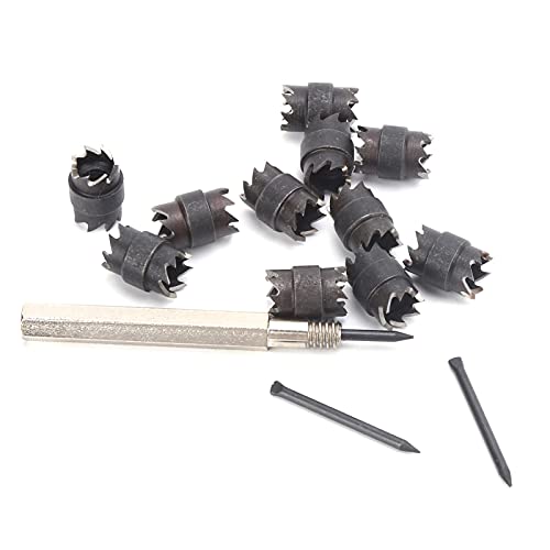 13pcs Spot Schweißschneider -Set, Schnittschweißwerkzeugentferner -Kits Doppelseitig mit Bohrwerkzeug für Elektrobohrer, Ideal für Edelstahl, Eisen, Aluminium und Andere Dünne von ZAWELIYO