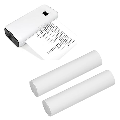 ZAWELIYO Thermalpapier, A4 Thermalpapierrolle, 50 Blätter Druckerpapier Thermaldruckpapier für Tintenlose Drucker ohne Papierstau Multi Purpose Long Dauer von ZAWELIYO