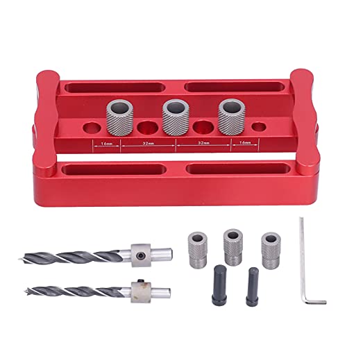 Zaweliyo Verstellbares Zentrieren von Damen -Jig -Kit, Holzbewegungs -Punch -Locator mit Aluminiumpunsch, Bohrrohrbuch und Stücken für Möbelholzbrett, Seitenplatten Zaweliyo Verstellbares Zentrieren von Damen -Jig -Kit, Holzbewegungs -Punch -Locator mit Aluminiumpunsch, Bohrrohrbuch und Stücken für Möbelholzbrett, Seitenplatten von ZAWELIYO