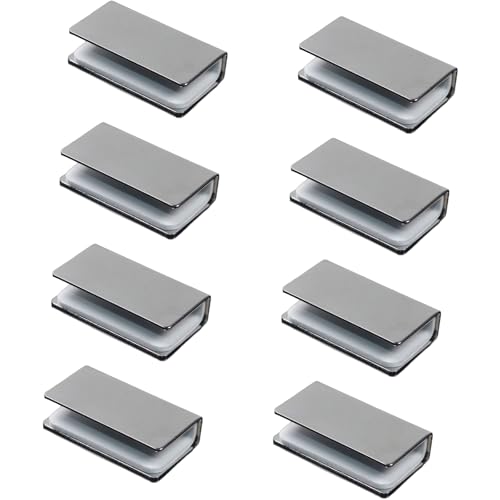 ZAYIUKI 8 Stück stabile magnetische Schrankriegel, verstellbare rahmenlose Klemme zum Einfangen von Türen, Ersatzteile ZAYIUKI 8 Stück stabile magnetische Schrankriegel, verstellbare rahmenlose Klemme zum Einfangen von Türen, Ersatzteile von ZAYIUKI