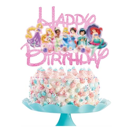 ZAZOOT Cupcake Dekoration, Princess Cake Decoration, Princess Cake Toppers, Princess Birthday Cake, Cartoons Kuchen Topper, Muffin Kuchen Deko, Cupcake Topper, Kuchen Dekoration von ZAZOOT