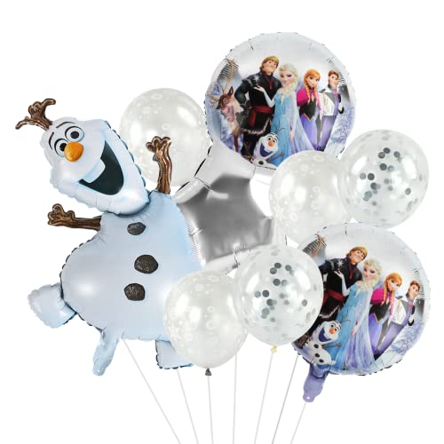 Frozen Geburtstagsparty Deko, Frozen Party Luftballons, Geburtstag Frozen Dekoration, Geburtstagsparty Deko, Gefrorene Geburtstagsdekorationen, Eiskönigin Luftballons, Elsa Geburtstagsparty Deko von ZAZOOT
