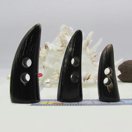 ZAZUZU Knebelknöpfe aus echtem Horn, groß, Olivenform, Büffelhorn, Mantelknöpfe zum Nähen, Stricken, Duffle, Trenchcoat, 30–65 mm, 3 Stück ZAZUZU Knebelknöpfe aus echtem Horn, groß, Olivenform, Büffelhorn, Mantelknöpfe zum Nähen, Stricken, Duffle, Trenchcoat, 30–65 mm, 3 Stück von ZAZUZU