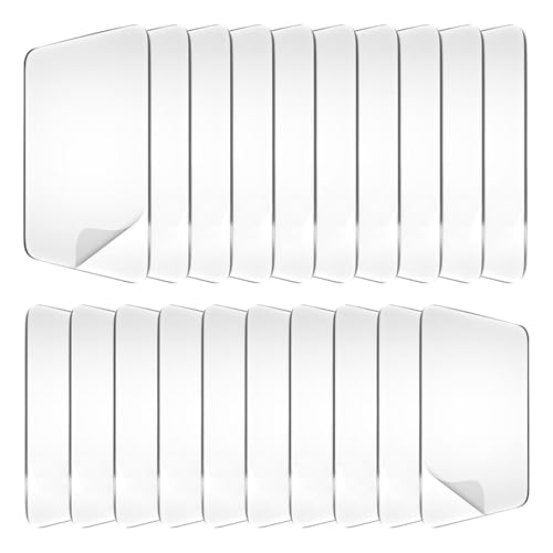 ZBHDEYG Anti-Rutsch-Pads, 10 Starkes Doppelseitiges Klebeband Heavy Duty, Transparent, 6 x 6 cm, 8 x 8 cm ZBHDEYG Anti-Rutsch-Pads, 10 Starkes Doppelseitiges Klebeband Heavy Duty, Transparent, 6 x 6 cm, 8 x 8 cm von ZBHDEYG